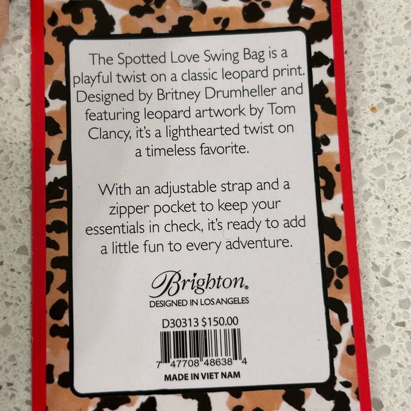 NWT Brighton Spotted Love Swing Bag - Picture 5 of 9